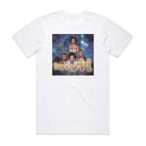 Boney M Platinum Hits Album Cover T-Shirt White