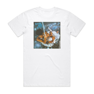 Boney M Nightflight To Venus 1 Album Cover T-Shirt White Boney M Nightflight To Venus 1 Album Cover T-Shirt White