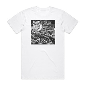 Black Mass Warlust Album Cover T-Shirt White Black Mass Warlust Album Cover T-Shirt White