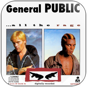 General Public All The Rage Album Cover Sticker General Public All The Rage Album Cover Sticker