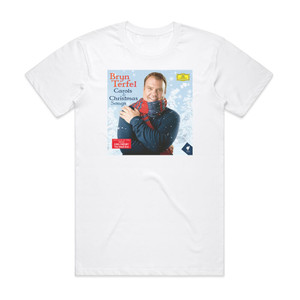 Bryn Terfel Carols Christmas Songs Album Cover T-Shirt White Bryn Terfel Carols Christmas Songs Album Cover T-Shirt White