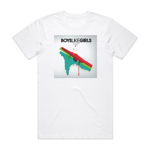 Boys Like Girls Boys Like Girls Album Cover T-Shirt White Boys Like Girls Boys Like Girls Album Cover T-Shirt White