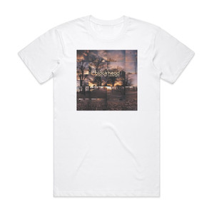 Blockhead Music By Cavelight Album Cover T-Shirt White Blockhead Music By Cavelight Album Cover T-Shirt White