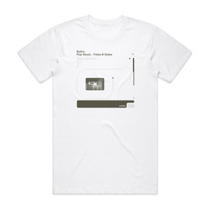 Baths Pop Music False B Sides Album Cover T-Shirt White Baths Pop Music False B Sides Album Cover T-Shirt White