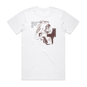 Bill Evans Intermodulation Album Cover T-Shirt White Bill Evans Intermodulation Album Cover T-Shirt White