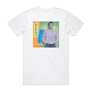 Buddy Holly From The Original Master Tapes Album Cover T-Shirt White
