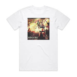 Bobaflex Anything That Moves Album Cover T-Shirt White Bobaflex Anything That Moves Album Cover T-Shirt White