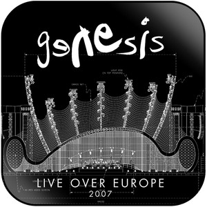 Genesis Live Over Europe 2007 Album Cover Sticker Genesis Live Over Europe 2007 Album Cover Sticker