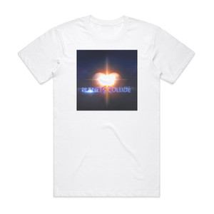 Battledragon Planets Collide Album Cover T-Shirt White Battledragon Planets Collide Album Cover T-Shirt White