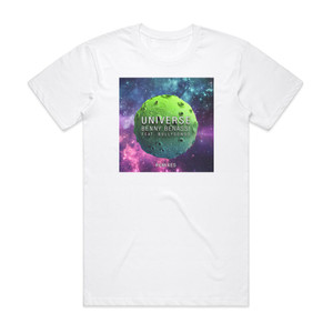 Benassi Benny Universe Remixes Album Cover T-Shirt White Benassi Benny Universe Remixes Album Cover T-Shirt White