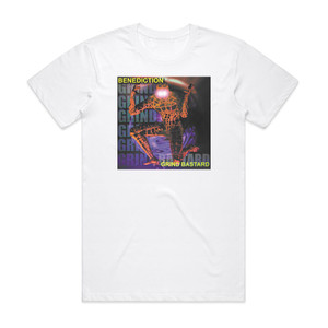 Benediction Grind Bastard Album Cover T-Shirt White Benediction Grind Bastard Album Cover T-Shirt White