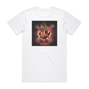 Berried Alive Fuego Album Cover T-Shirt White Berried Alive Fuego Album Cover T-Shirt White