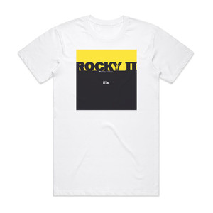 Bill Conti Rocky Ii Album Cover T-Shirt White Bill Conti Rocky Ii Album Cover T-Shirt White