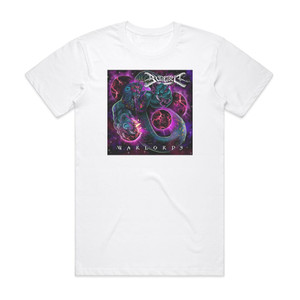Bulletbelt Warlords Album Cover T-Shirt White Bulletbelt Warlords Album Cover T-Shirt White