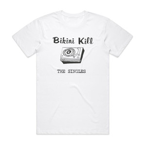 Bikini Kill Bikini Kill Album Cover T-Shirt White Bikini Kill Bikini Kill Album Cover T-Shirt White