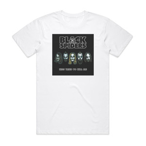 Black Spiders Kiss Tried To Kill Me Album Cover T-Shirt White