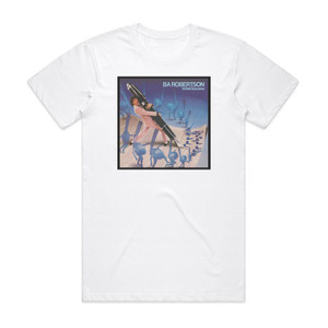B A Robertson Initial Success Album Cover T-Shirt White B A Robertson Initial Success Album Cover T-Shirt White