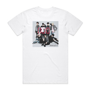 Bangtan Boys Wake Up Album Cover T-Shirt White Bangtan Boys Wake Up Album Cover T-Shirt White