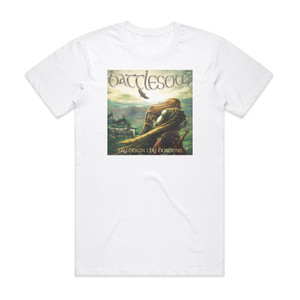 Battlesoul Lay Down Thy Burdens Album Cover T-Shirt White Battlesoul Lay Down Thy Burdens Album Cover T-Shirt White