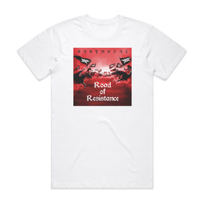 BABYMETAL Road Of Resistance Album Cover T-Shirt White BABYMETAL Road Of Resistance Album Cover T-Shirt White