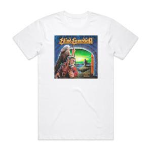 Blind Guardian Follow The Blind Album Cover T-Shirt White Blind Guardian Follow The Blind Album Cover T-Shirt White