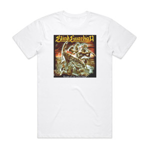 Blind Guardian Return Of The Elven Kings Album Cover T-Shirt White Blind Guardian Return Of The Elven Kings Album Cover T-Shirt White