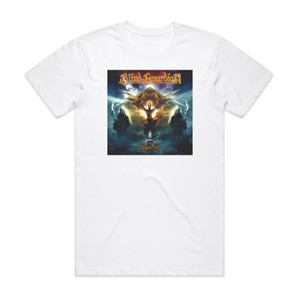 Blind Guardian At The Edge Of Time Album Cover T-Shirt White Blind Guardian At The Edge Of Time Album Cover T-Shirt White