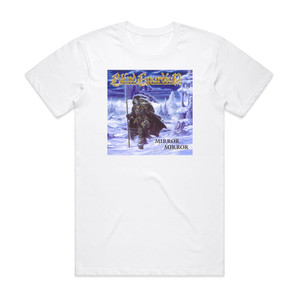 Blind Guardian Mirror Mirror Album Cover T-Shirt White Blind Guardian Mirror Mirror Album Cover T-Shirt White