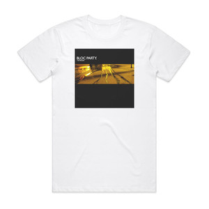 Bloc Party The Prayer Album Cover T-Shirt White Bloc Party The Prayer Album Cover T-Shirt White