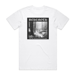 Behemoth And The Forests Dream Eternally Album Cover T-Shirt White Behemoth And The Forests Dream Eternally Album Cover T-Shirt White