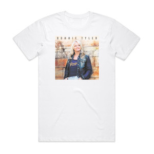 Bonnie Tyler Wings Album Cover T-Shirt White Bonnie Tyler Wings Album Cover T-Shirt White