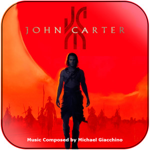 Michael Giacchino John Carter Album Cover Sticker Michael Giacchino John Carter Album Cover Sticker