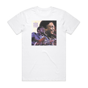 BB King King Of The Blues 1989 Album Cover T-Shirt White BB King King Of The Blues 1989 Album Cover T-Shirt White