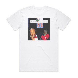 BB King A Christmas Celebration Of Hope Album Cover T-Shirt White BB King A Christmas Celebration Of Hope Album Cover T-Shirt White