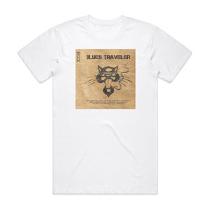 Blues Traveler Icon Album Cover T-Shirt White Blues Traveler Icon Album Cover T-Shirt White