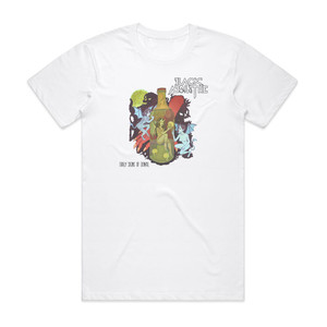 Black Absinthe Early Signs Of Denial Album Cover T-Shirt White Black Absinthe Early Signs Of Denial Album Cover T-Shirt White
