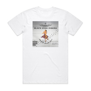 Black Star Riders All Hell Breaks Loose Album Cover T-Shirt White Black Star Riders All Hell Breaks Loose Album Cover T-Shirt White