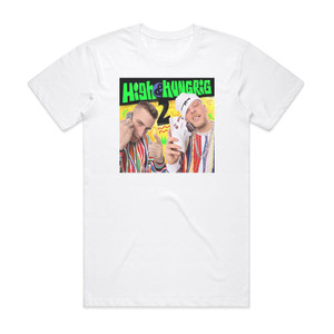 Bonez MC High Hungrig 2 Album Cover T-Shirt White Bonez MC High Hungrig 2 Album Cover T-Shirt White