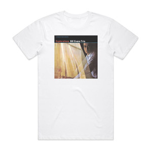 Bill Evans Trio Explorations 1 Album Cover T-Shirt White Bill Evans Trio Explorations 1 Album Cover T-Shirt White