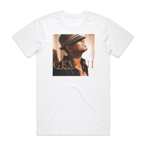 Brian McKnight Gemini Album Cover T-Shirt White Brian McKnight Gemini Album Cover T-Shirt White