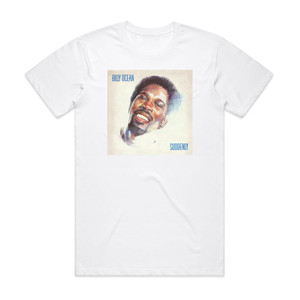 Billy Ocean Suddenly Album Cover T-Shirt White Billy Ocean Suddenly Album Cover T-Shirt White