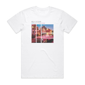 Billy Ocean Ultimate Collection Album Cover T-Shirt White Billy Ocean Ultimate Collection Album Cover T-Shirt White