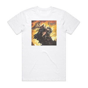 Blasphemer Devouring Deception Album Cover T-Shirt White Blasphemer Devouring Deception Album Cover T-Shirt White
