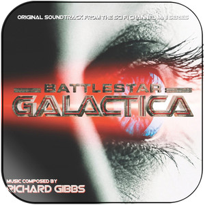 Richard Gibbs Battlestar Galactica Album Cover Sticker Richard Gibbs Battlestar Galactica Album Cover Sticker