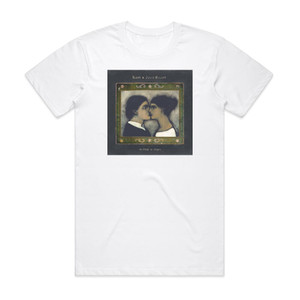 Buddy and Julie Miller Written In Chalk Album Cover T-Shirt White