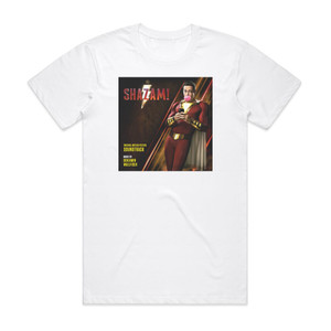 Benjamin Wallfisch Shazam Album Cover T-Shirt White Benjamin Wallfisch Shazam Album Cover T-Shirt White