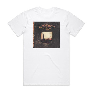 Blackmores Night Paris Moon Album Cover T-Shirt White Blackmores Night Paris Moon Album Cover T-Shirt White