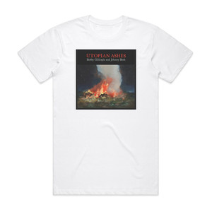 Bobby Gillespie Utopian Ashes Album Cover T-Shirt White