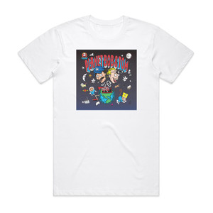Bob and Tom Planet Bob Tom Album Cover T-Shirt White Bob and Tom Planet Bob Tom Album Cover T-Shirt White