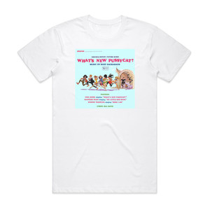 Burt Bacharach Whats New Pussycat 1 Album Cover T-Shirt White Burt Bacharach Whats New Pussycat 1 Album Cover T-Shirt White